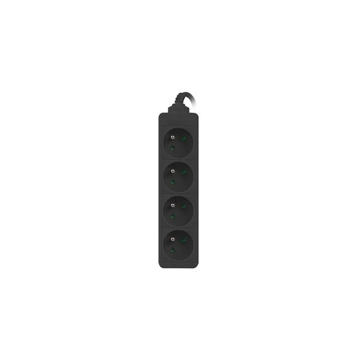 Πολύπριζο Lanberg 1M Black, 4X 230V PL, UPS