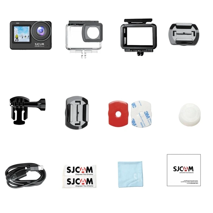 Action Camera SJcam SJ10 Pro Dual Screen Wifi 4K 60 FPS