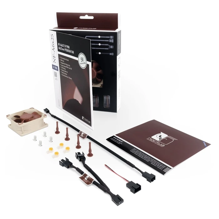 Case Fan Noctua NF-A6x25 5V PWM Computer 6 cm Beige