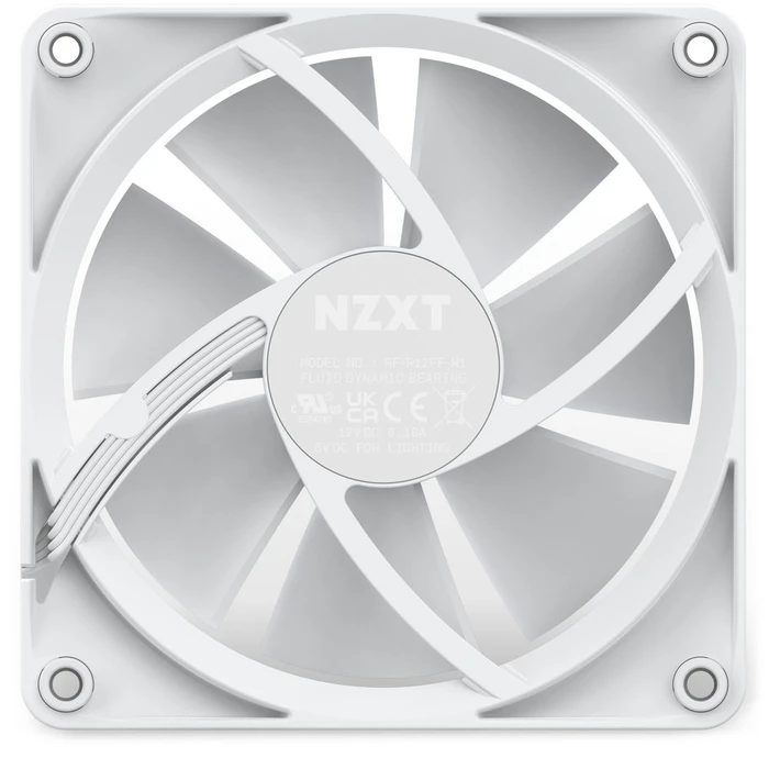 Case Fan Nzxt F120 RGB Computer 12 cm White 1 pc(s)