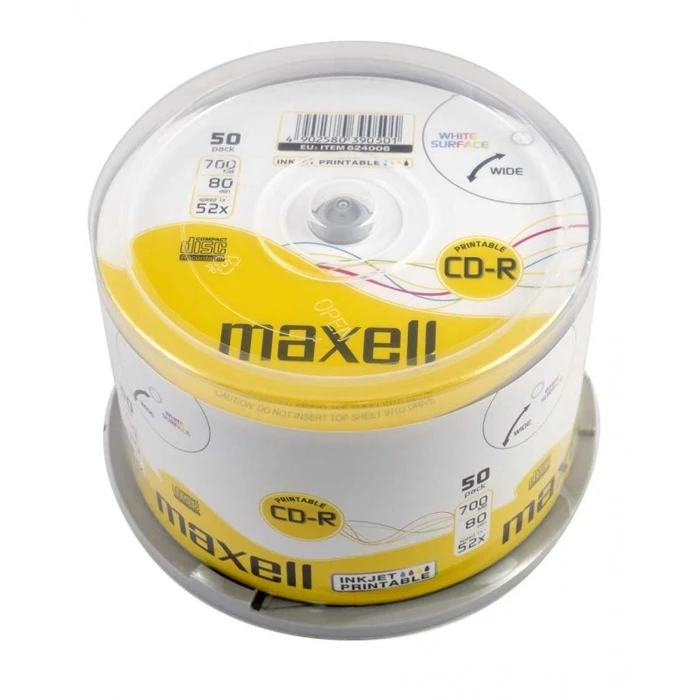 CD-R Maxell 80/700MB XL 52x 50p 50 pc(s)