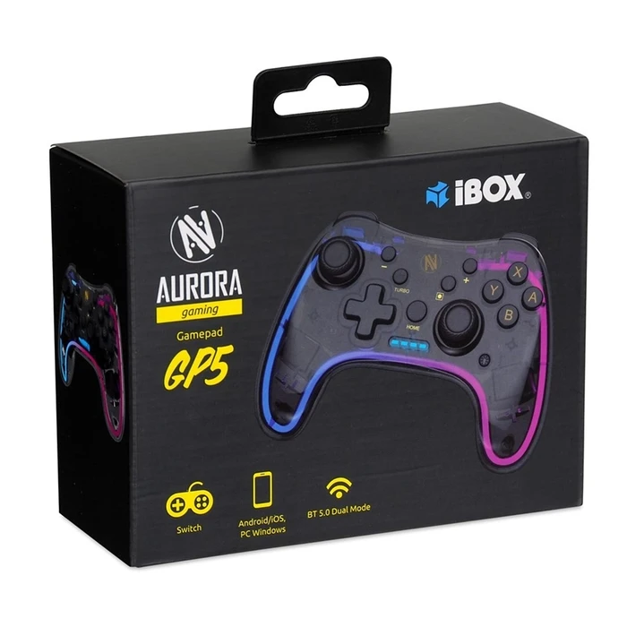 Gamepad iBox IGP5 Black Bluetooth Analogue / Digital Android