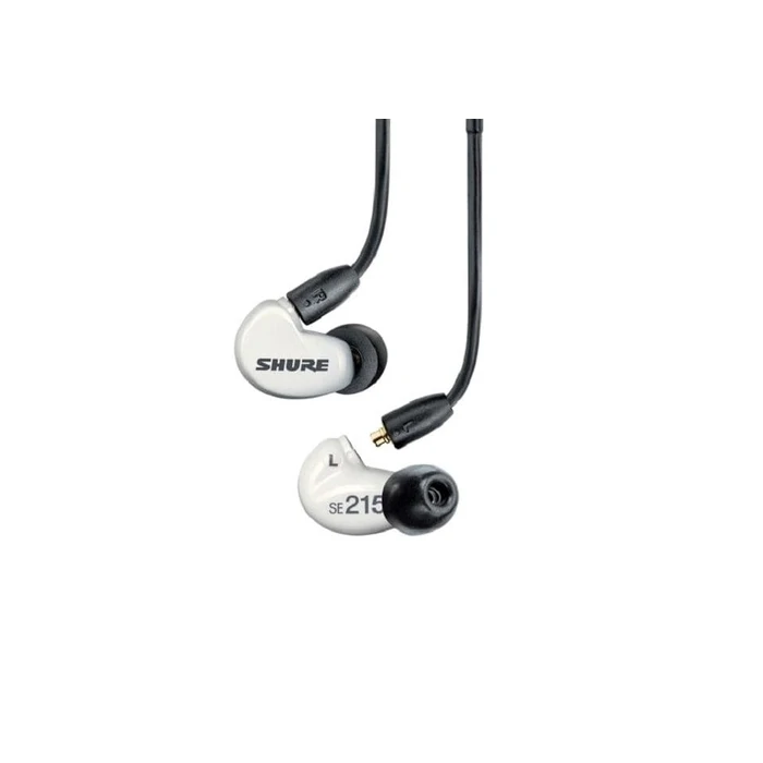 Handsfree Ακουστικά Shure AONIC 215 - in-ear 3.5mm cable (White)