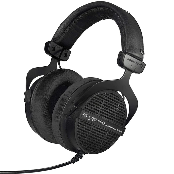 Headphones Beyerdynamic DT 990 PRO 80 Black Limited Edition - open studio