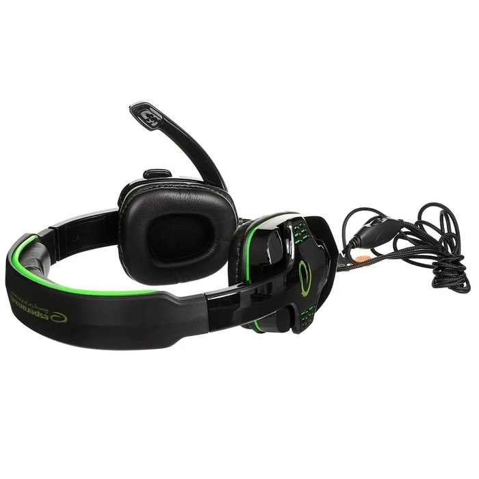 Headset Esperanza EGH310G with microphone Headband Black, Green