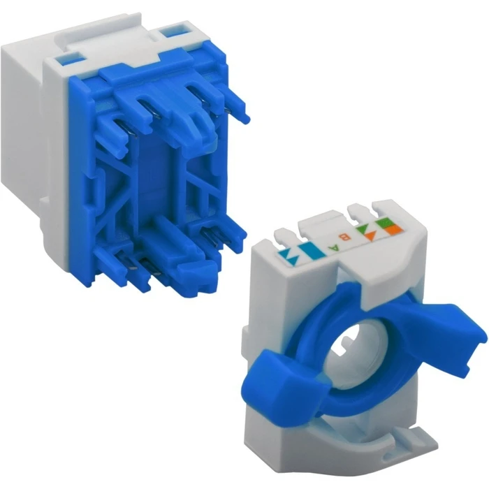 Keystone Techly CAT 6a RJ45 Jack UTP unshielded Tooless IWP-MD C6A/UROTT