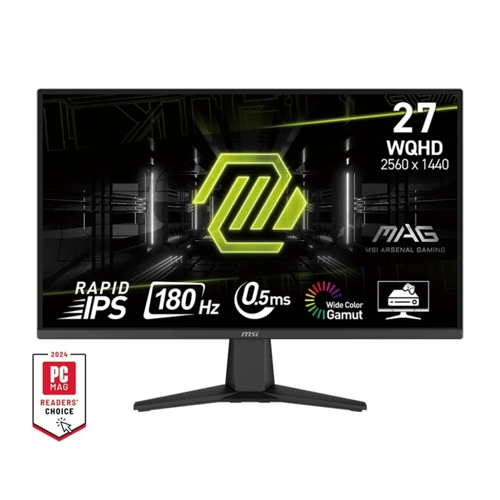 Monitor 27" MSI MAG 275QF 2560 x 1440 Wide Quad HD LCD Black
