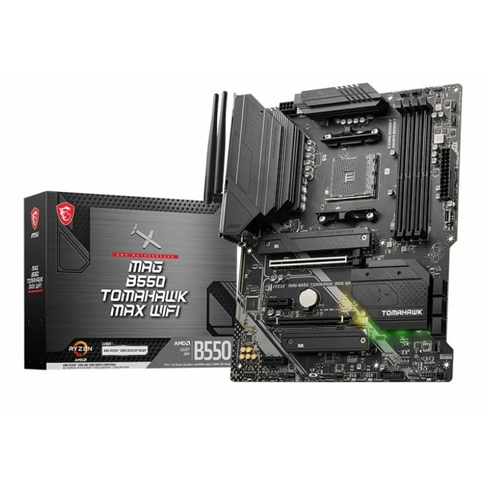 Motherboard MSI MAG B550 TOMAHAWK MAX WIFI AMD B550 Socket AM4 ATX