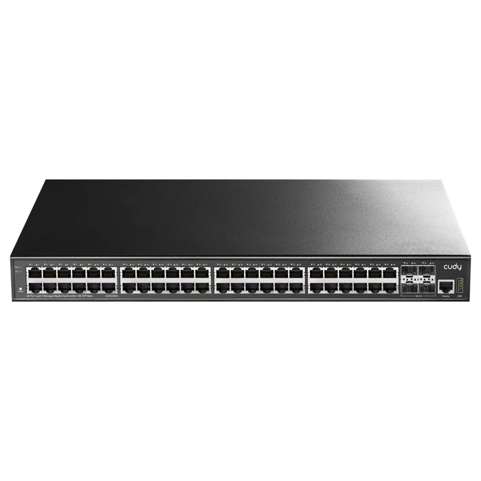Network Switch Cudy GS5048S4 Managed L3 Gigabit (10/100/1000) Black