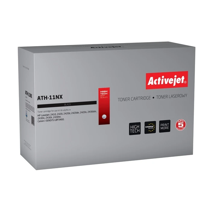 Toner Συμβατό Activejet ATH-11NX (for HP 11X Q6511X, Canon CRG-710H; Supreme; 13500 pages; Black)