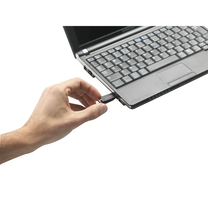 USB Flash 128GB SanDisk Cruzer Blade Type-A 2.0 Black, Red