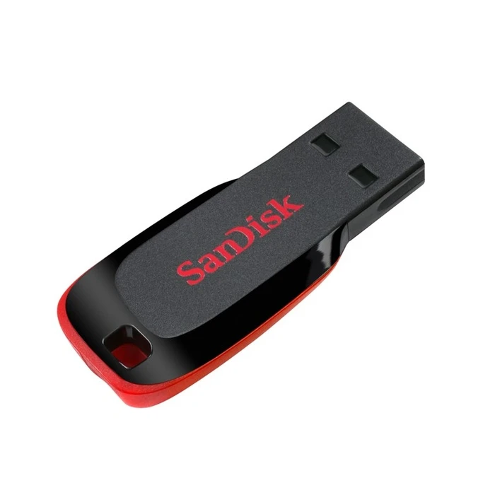 USB Flash 128GB SanDisk Cruzer Blade Type-A 2.0 Black, Red