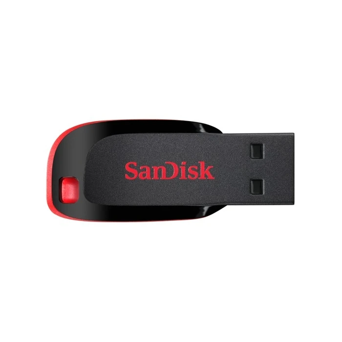 USB Flash 128GB SanDisk Cruzer Blade Type-A 2.0 Black, Red