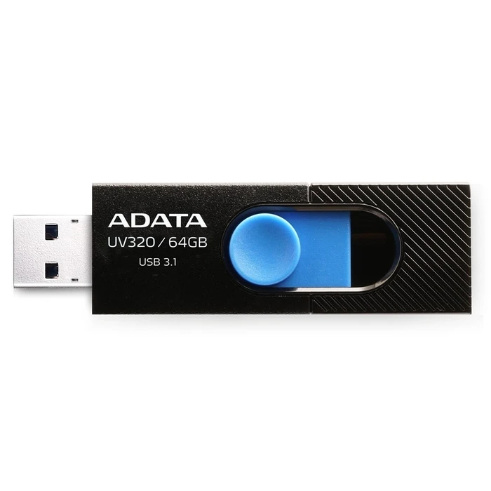 USB Flash 64GB Adata UV320 Type-A 3.2 Gen 1 (3.1 Gen 1) Black, Blue