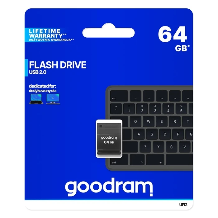 USB Flash 64GB Goodram UPI2 Type-A 2.0 Black