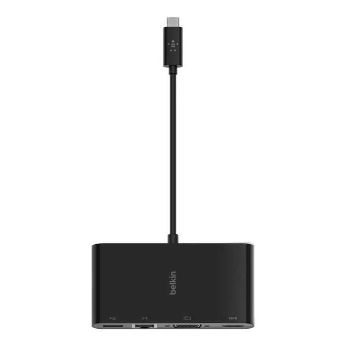 Docking Station Belkin AVC005BTBK interface hub USB 3.2 Gen 1 (3.1 Gen 1) Type-C Black
