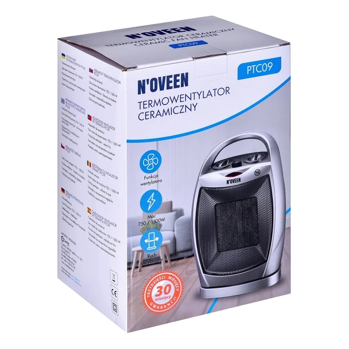 Αερόθερμο Termowentylator ceramiczny PTC09 N'oveen oscylacja