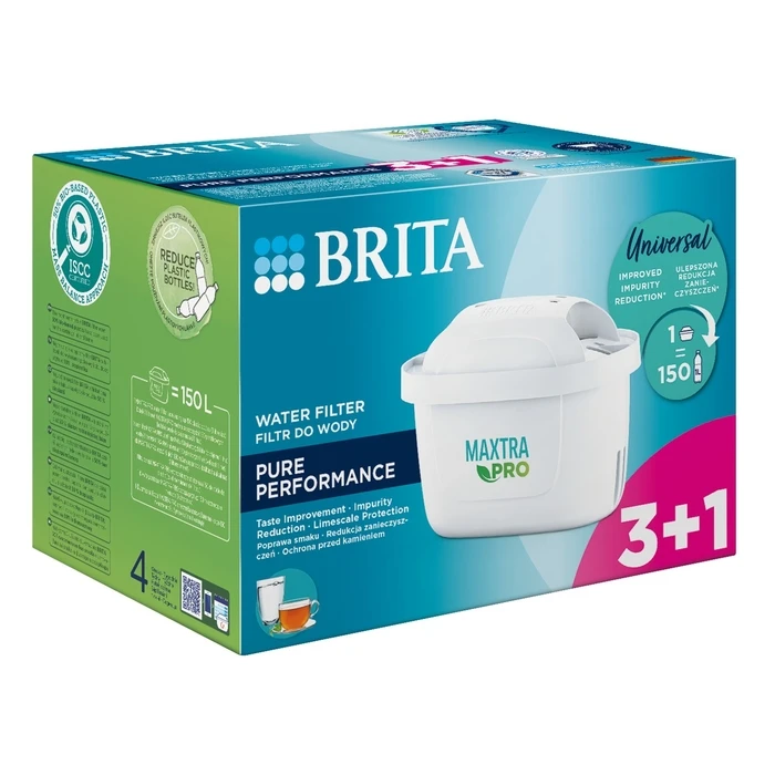 Ανταλλακτικό Φίλτρο Νερού Brita MX+ Pro Pure Performance 3+1 pcs
