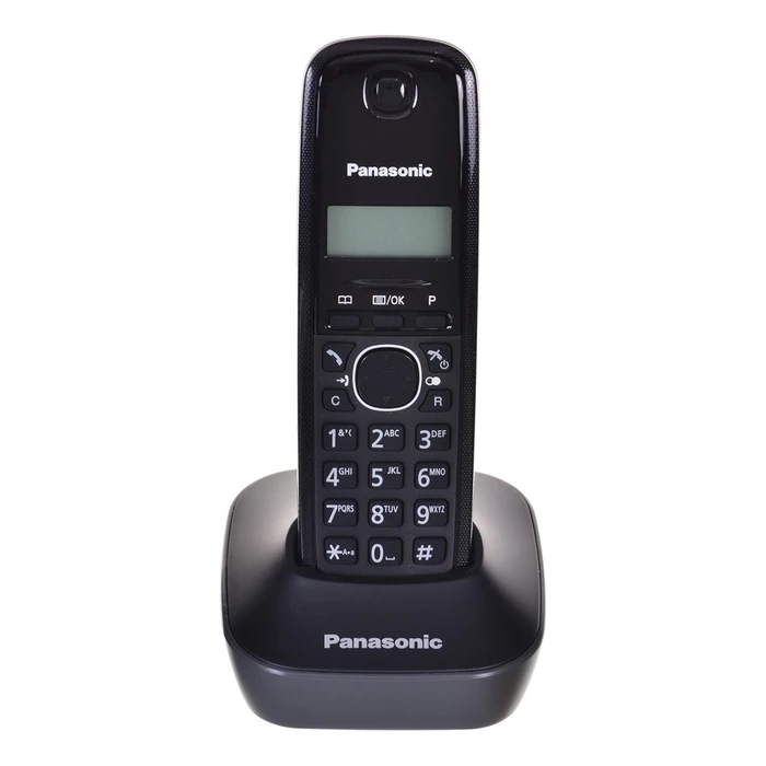 Ασύρματο Τηλέφωνο Panasonic KX-TG1611 DECT Black Caller ID