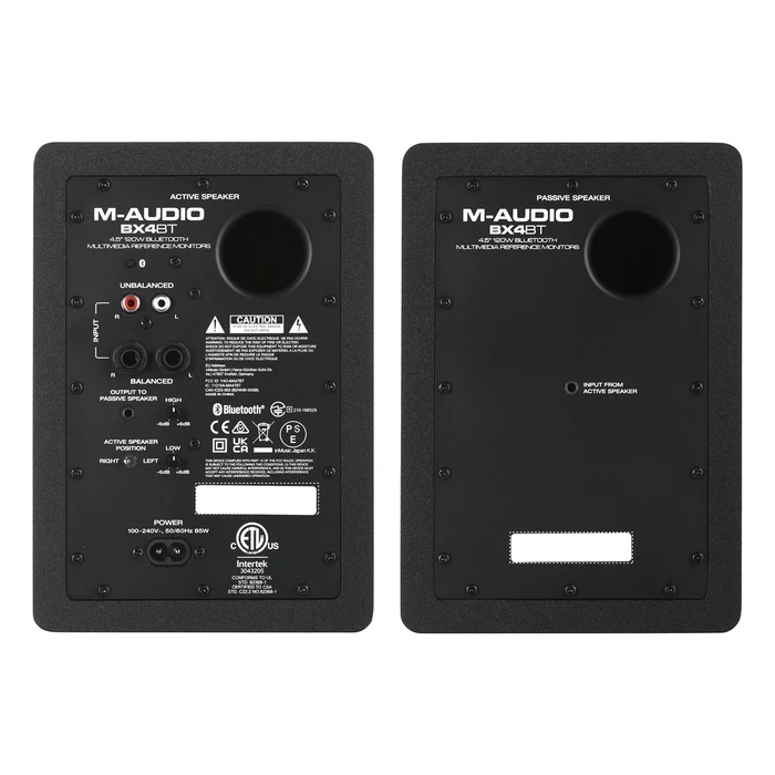 Αυτοενισχυόμενα Ηχεία M-Audio BX4 BT 2x loudspeaker Black Wired + Bluetooth 50 W
