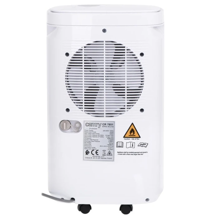 Αφυγραντήρας Compressor Camry CR 7851