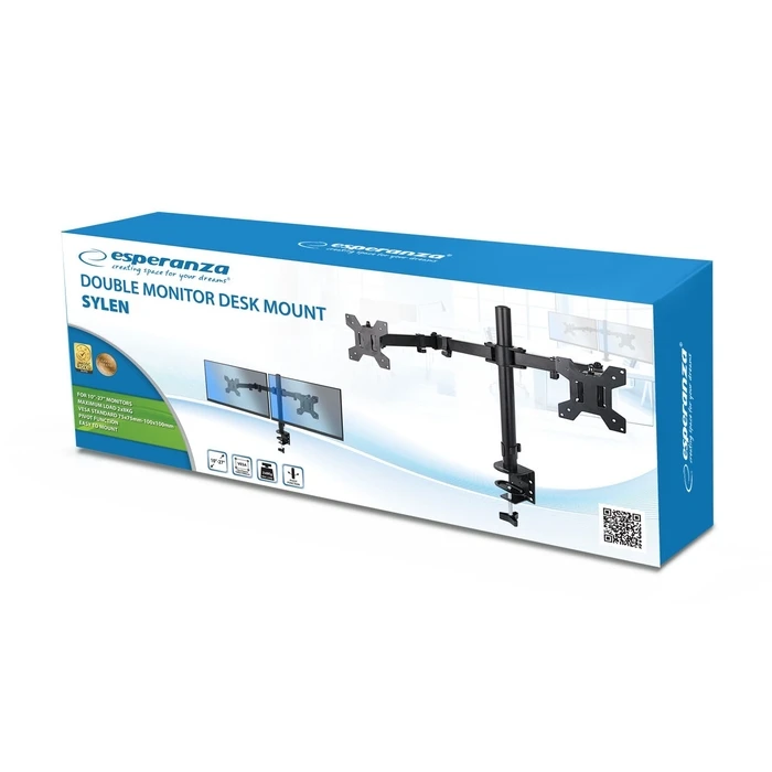 Βάση Monitor Esperanza ERW018 for two monitors 10-27'' up to 8kg