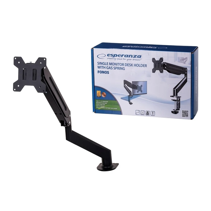Βάση Monitor Esperanza ERW019 mount / stand (27") Black Desk