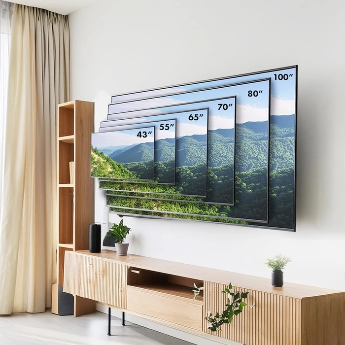 Βάση Τηλεόρασης Maclean MC-422 TV Wall Mount 43"-100" max VESA 800x400 120kg Tilting +/-15°