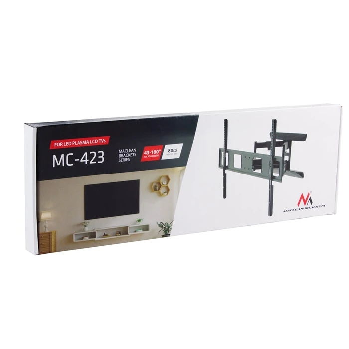 Βάση Τηλεόρασης Maclean MC-423 Full Motion Wall 43"-100" 80kg max 800x600