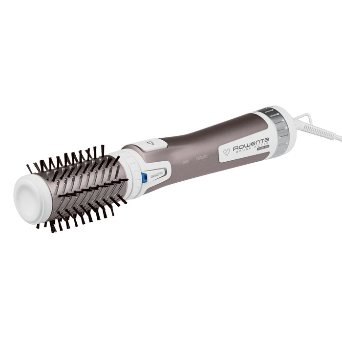 Βούρτσα Μαλλιών Rowenta Brush Activ Premium Care CF9540 Aluminium, Metallic, White 1000W 1.8 m