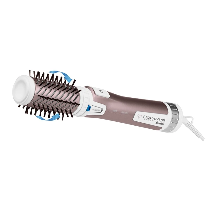 Βούρτσα Μαλλιών Rowenta Brush Activ Premium Care CF9540 Aluminium, Metallic, White 1000W 1.8 m