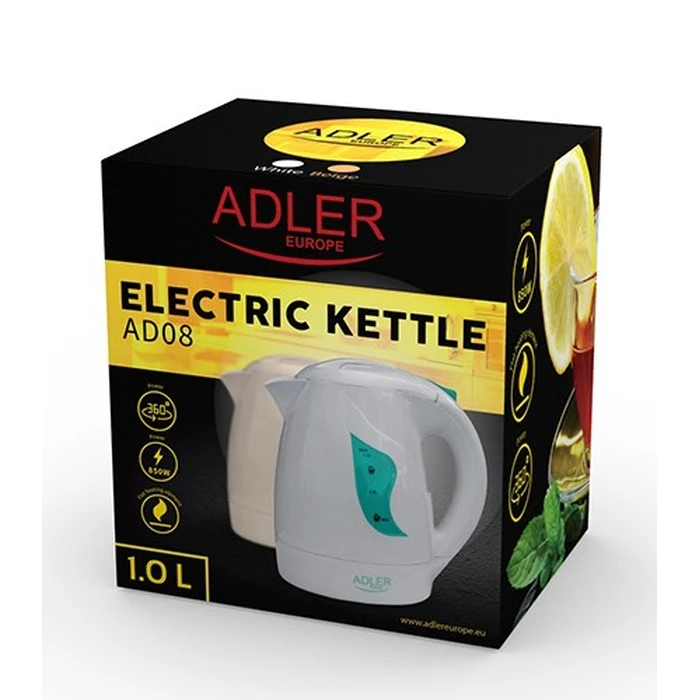Βραστήρας Adler AD 08W 1 L 850W White