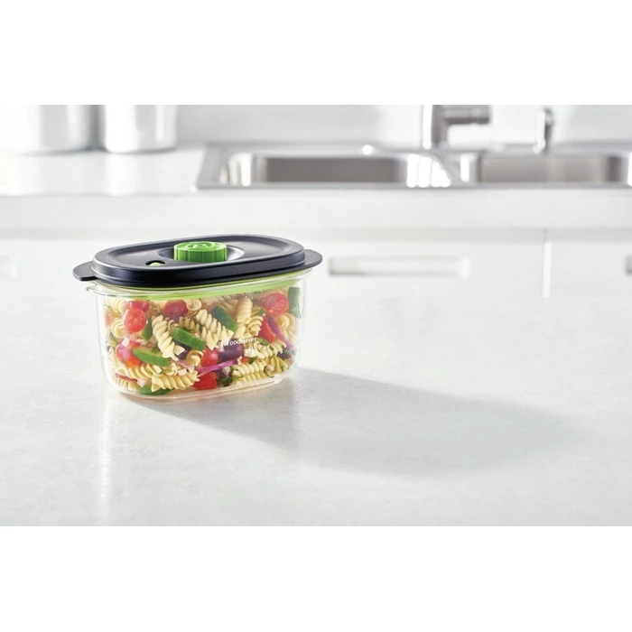 Δοχείο Φαγητού FoodSaver FFC022X Oval Box 1.2 L Black, Transparent 1 pc(s)