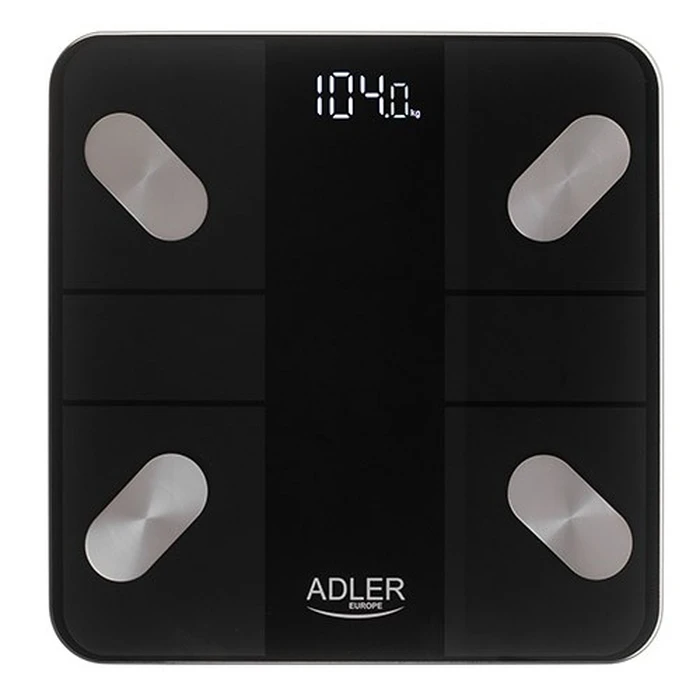 Ζυγαριά Μπάνιου Electronic Adler AD 8186 Black