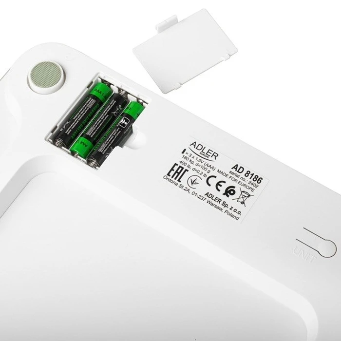 Ζυγαριά Μπάνιου Electronic Adler AD 8186 White