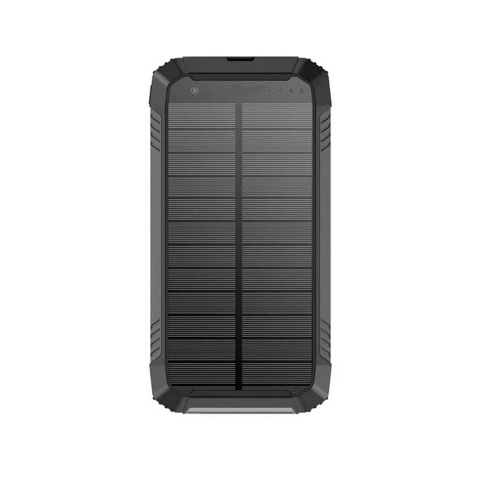 Ηλιακός Φορτιστής Powerneed S20000Q Black Lightning, USB Wireless