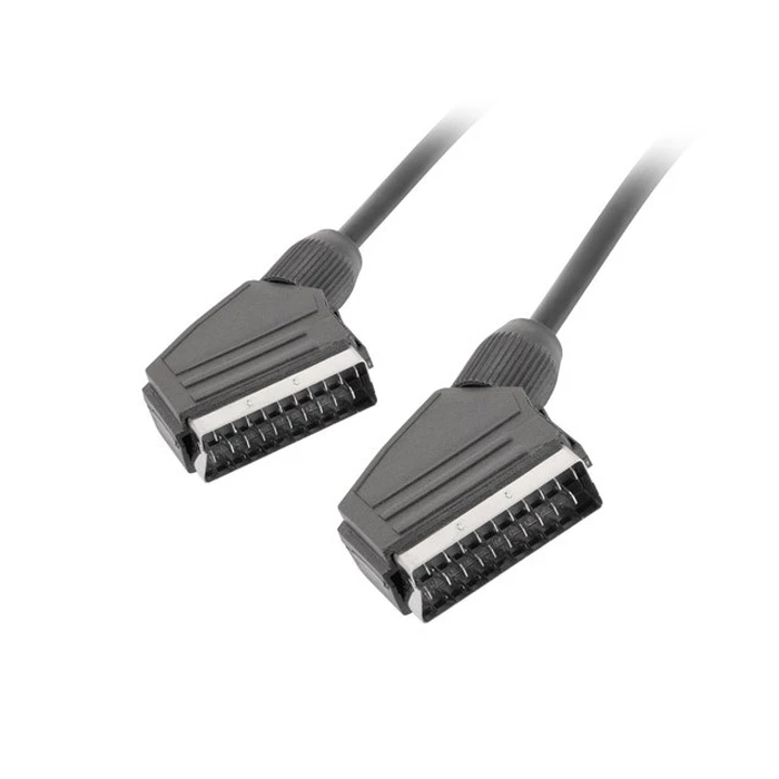 Καλώδιο SCART Lanberg cable euro-euro 1.8m ca-eueu-10cc-0018-bk