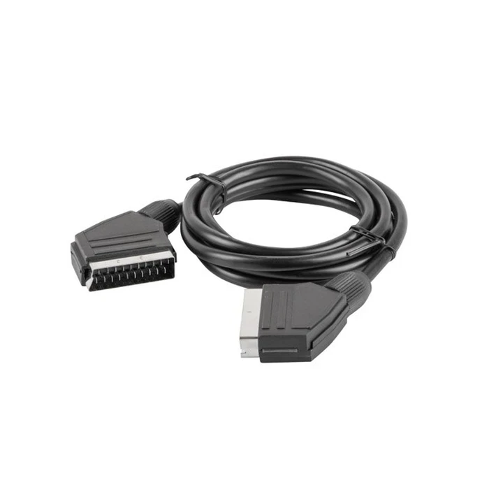 Καλώδιο SCART Lanberg cable euro-euro 1.8m ca-eueu-10cc-0018-bk