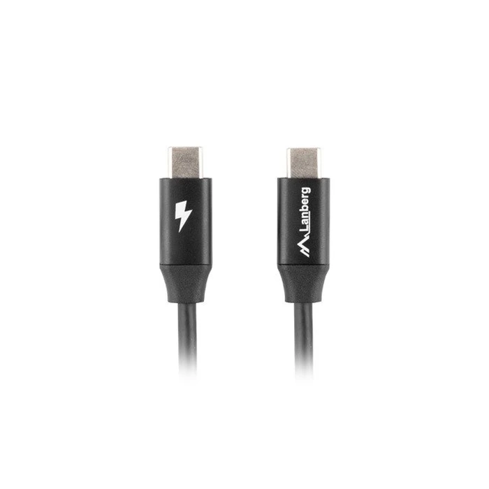 Καλώδιο USB LanbergType-C M/M 2.0 0.5m PREMIUM QC 4.0 PD