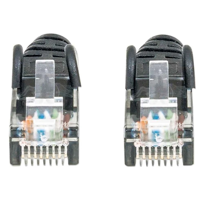 Καλώδιο Δικτύου Intellinet Cat6, 3m, Black, CCA, U/UTP, PVC, RJ45, Gold Plated