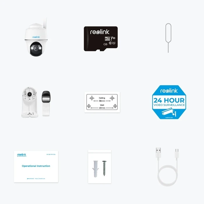 Κάμερα Παρακολούθησης Reolink Go Series G430 - 5MP Outdoor Battery 4G