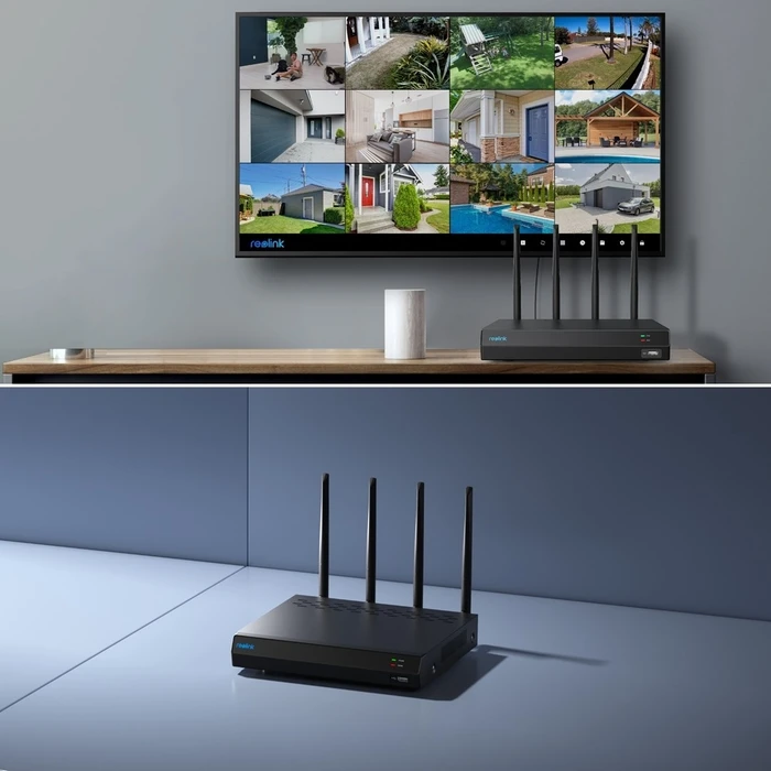 Καταγραφικό Reolink NVS12W - 12-Channel Wi-Fi 6 NVR, 2TB HDD, Black