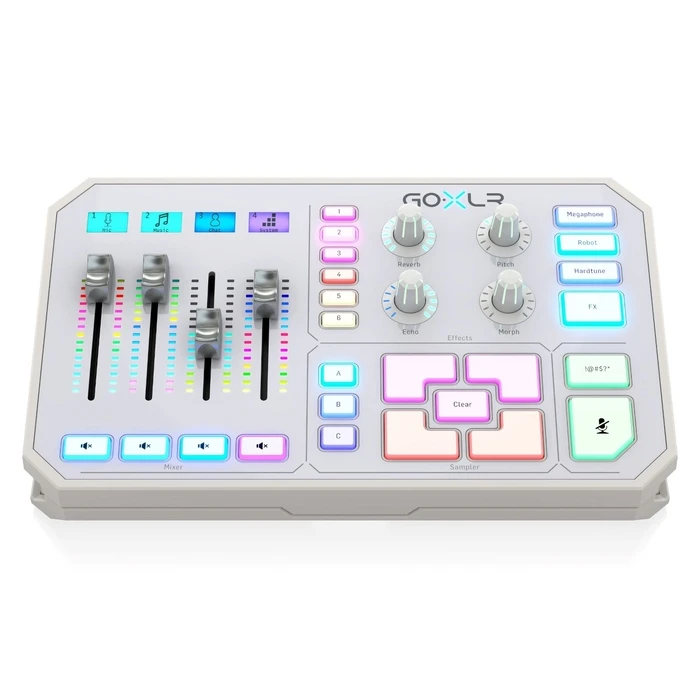 Κονσόλα Ήχου TC Helicon GO XLR-WH - USB audio mixer and interface, White