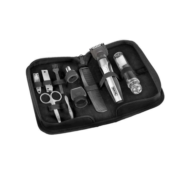 Trimmer Μηχανή Wahl Travel Kit Deluxe Black, Stainless steel