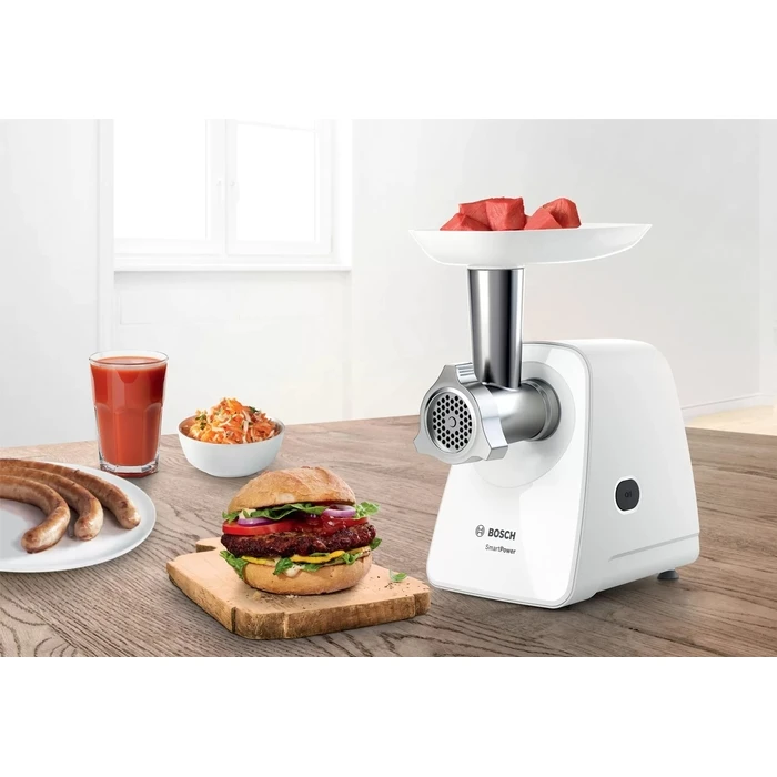 Κρεατομηχανή Bosch MFW2520W 1500W Stainless steel, White