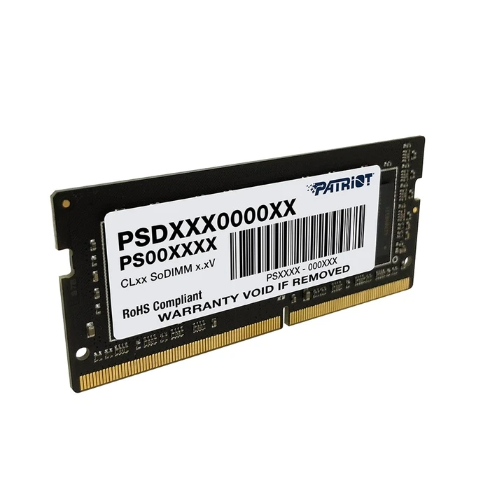 Μνήμη RAM Φορητού DDR4 8GB Patriot SIGNATURE SO-DIMM 3200MHz (PSD48G32002S)