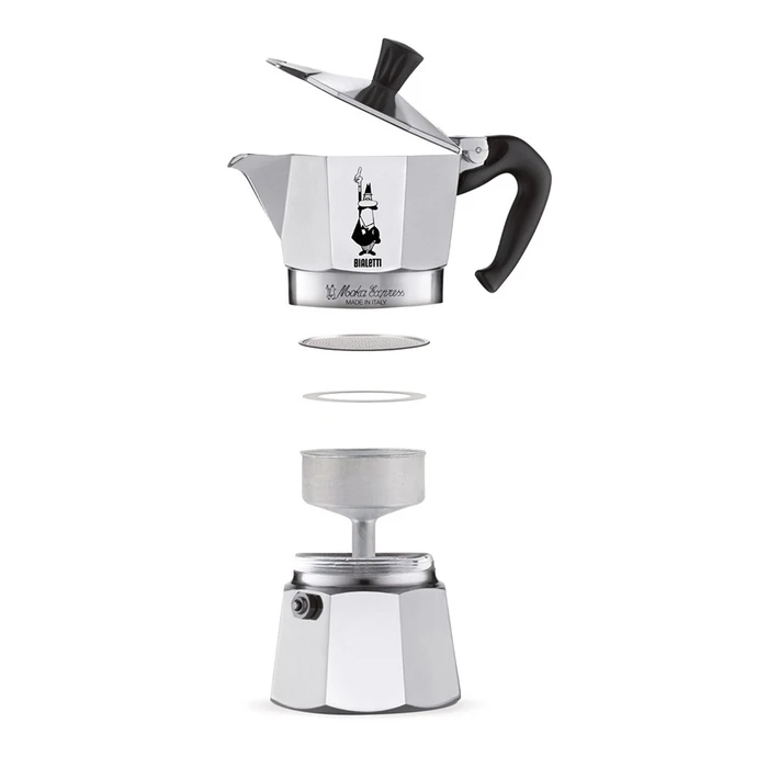 Μπρίκι Espresso Bialetti MOKA EXPRESS 18TZ 900 ml Silver