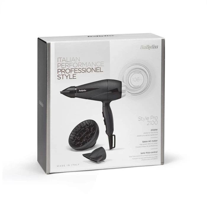 Πιστολάκι Μαλλιών Babyliss 6710DE 2100W Black