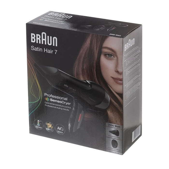 Πιστολάκι Μαλλιών Braun HD785 2000W Black