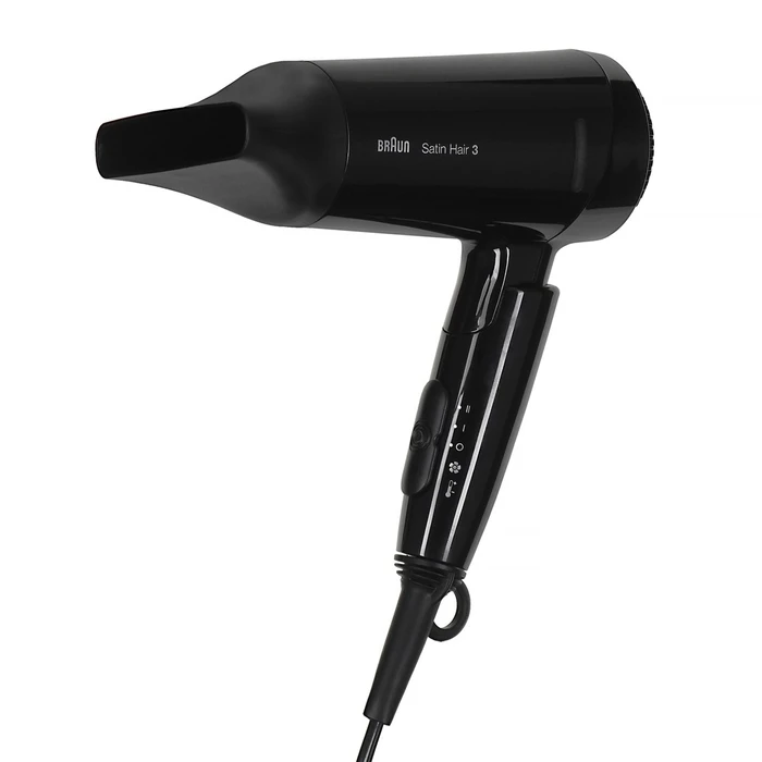 Πιστολάκι Μαλλιών Braun Satin Hair 3 Style&Go 1600W Black